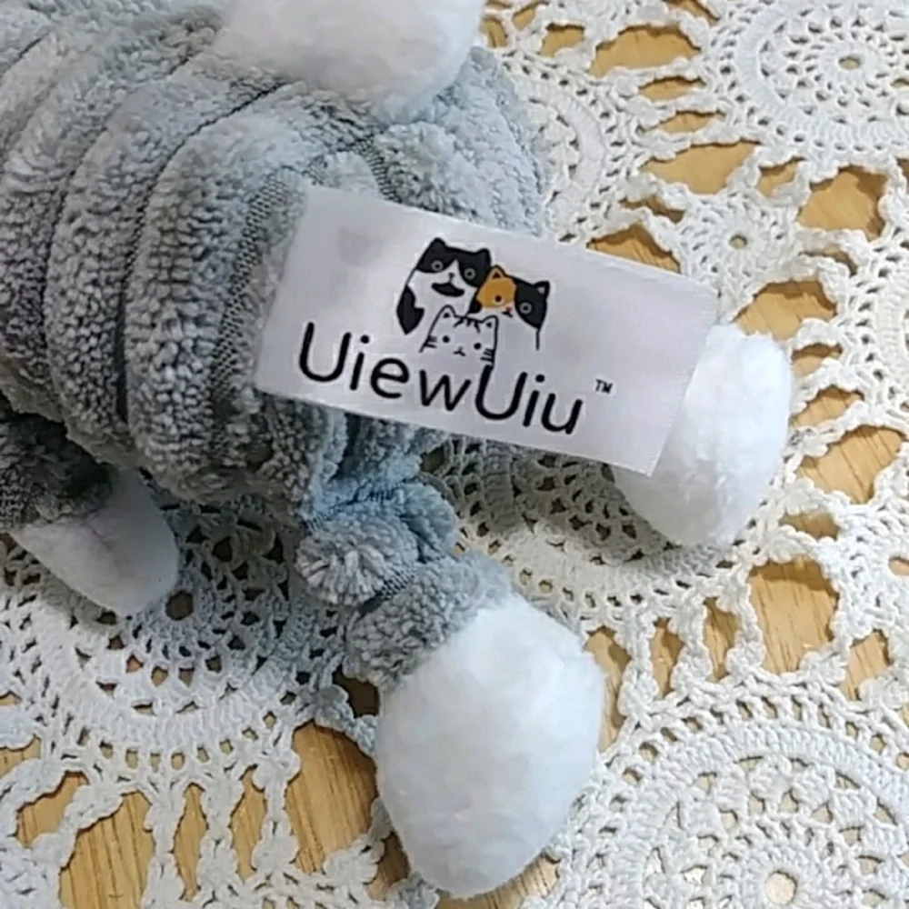 Large Plush Rabbit Keychain, Keyring New - Picture 6 of 6